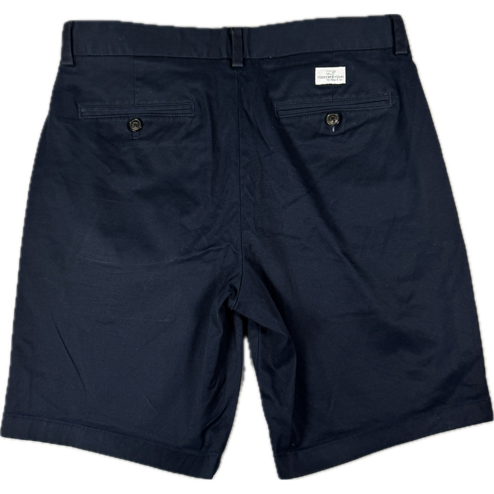 Vineyard Vines Breaker Shorts Mens 30 Dark Blue Cotton Stretch Chino Preppy